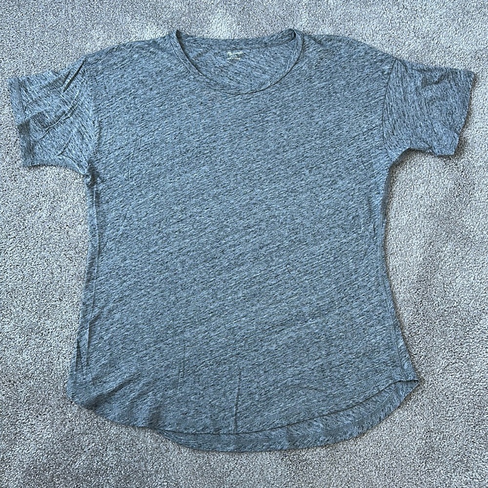 Madewell dark grey loose fit cotton T-shirt - Large